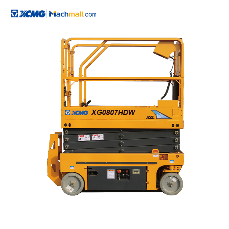 XCMG 8m Aerial Work Platform Hydraulic Scissor Platform XG0807HDW On Sale