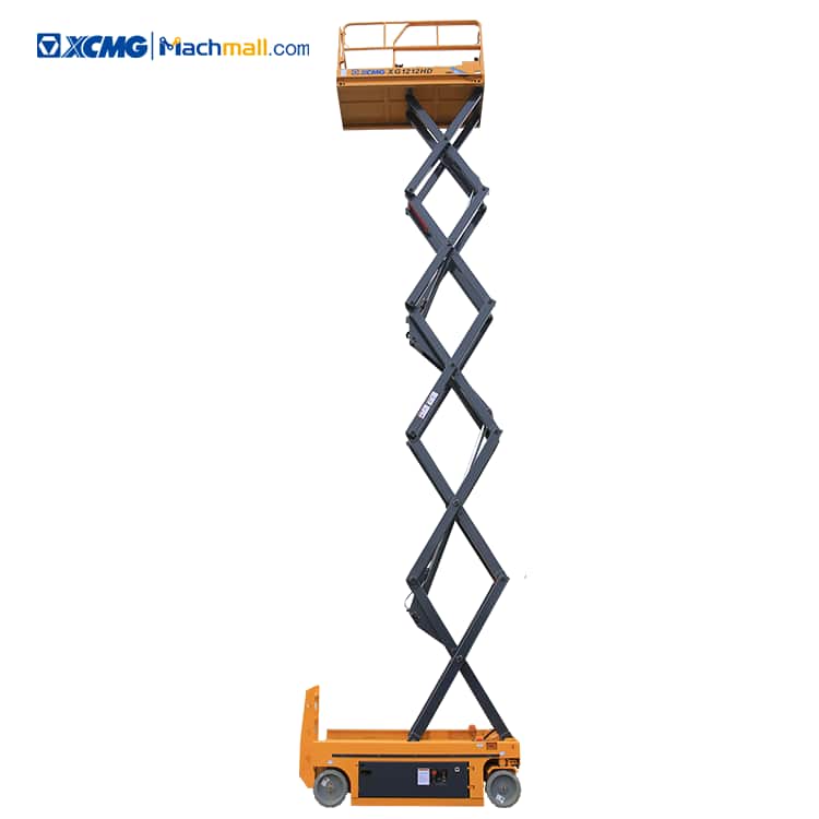 Hot Selling XCMG Factory 12m Hydraulic Scissor Lift XG1212HD With Spare Parts