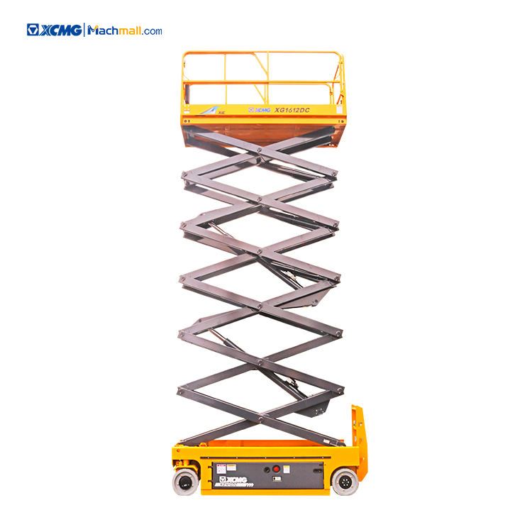 16m XCMG Manufacturer Aerial Working Platform XG1612DC Lifting Table Mobile Scissor Lift XG1612DC