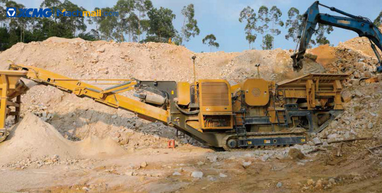 XCMG pe 760*1000 small jaw crusher mobile stone crusher line XPE0810 price