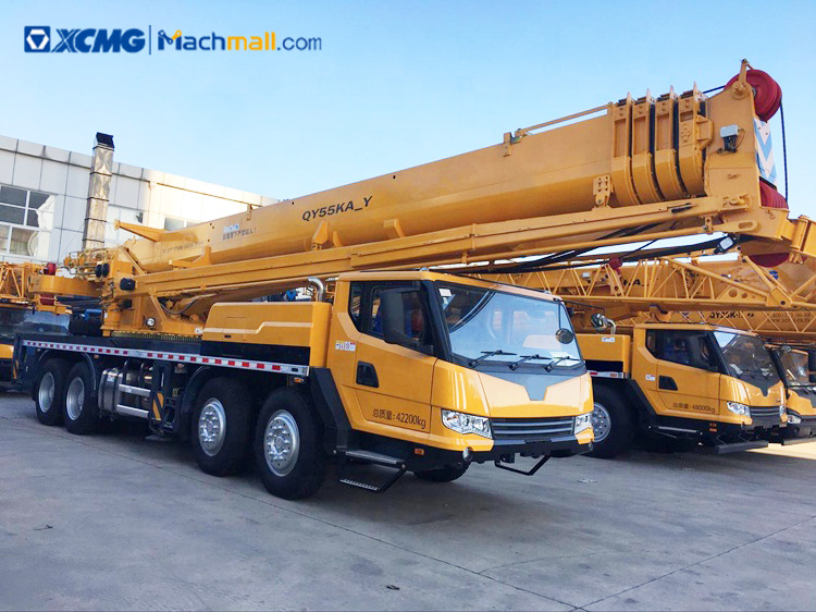 XCMG 50 ton boom arm truck cranes QY55KA_Y for sale