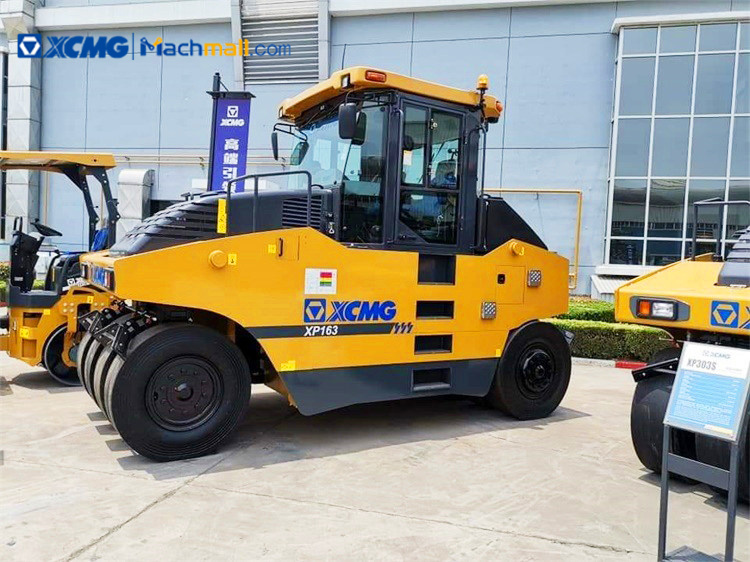 16 ton XCMG tire roller XP163 with pdf catalog price