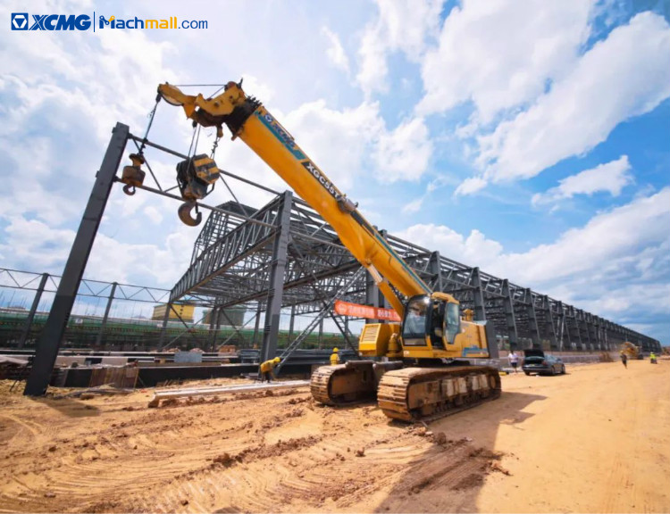 XCMG Construction machinery XGC55T 50 ton mobile telescopic crawler crane for sale