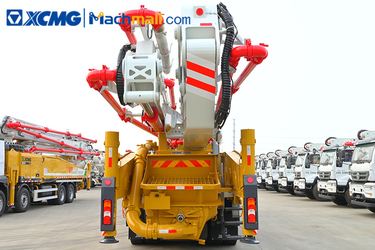 Truck concrete pump with Benz chassis XCMG HB58V sale in Mexico