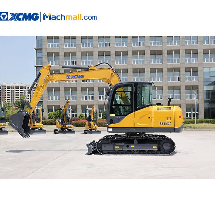 XCMG official XE75DA mini excavator 7.5 ton excavator