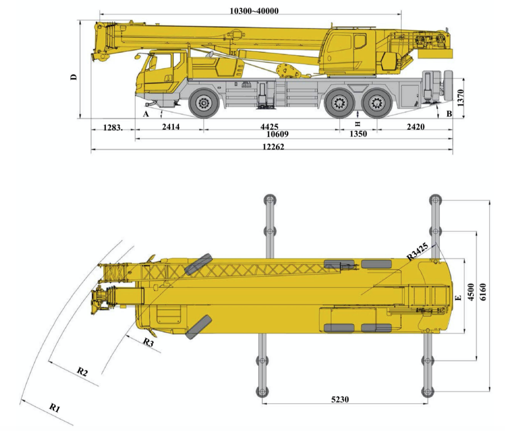 XCMG Official XCT20L5 Truck Crane for sale