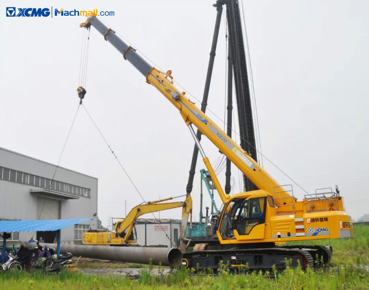 XCMG 25 ton small telescopic crawler crane XGC25T price