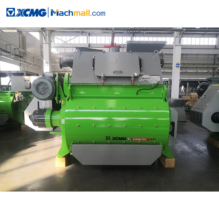 XCMG new 2000L double horizontal concrete mixer price for sale