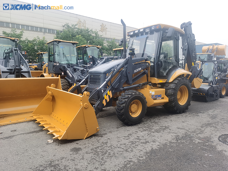 XCMG mini 2.5 ton backhoe excavator loader XC870K with 4in1 bucket price