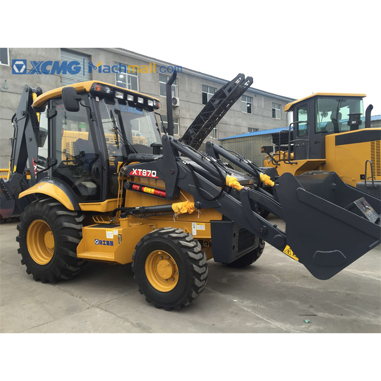 China 4 Wheel Drive Backhoe Loader Digger XT870 specs