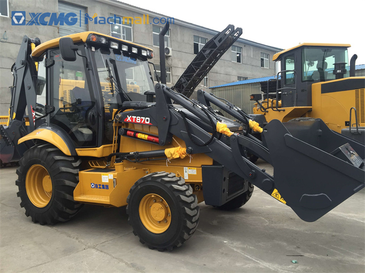 China 4 Wheel Drive Backhoe Loader Digger XT870 specs