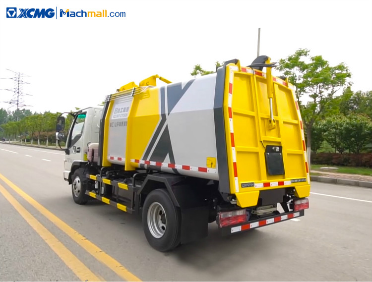 China XCMG 5 cubic meter garbage disposal truck For Sale