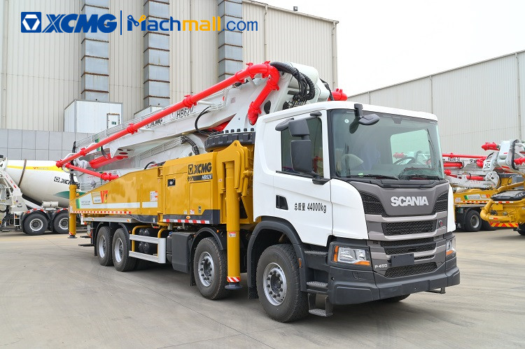 XCMG schwing concrete pumps HB62V with Scania Chassis price