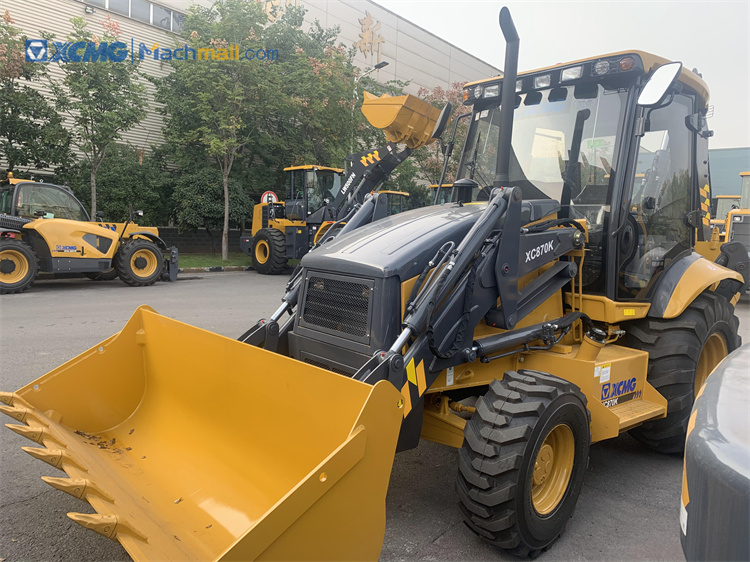 China XCMG 2.5 ton 4*4 retroexcavadora XC870K price