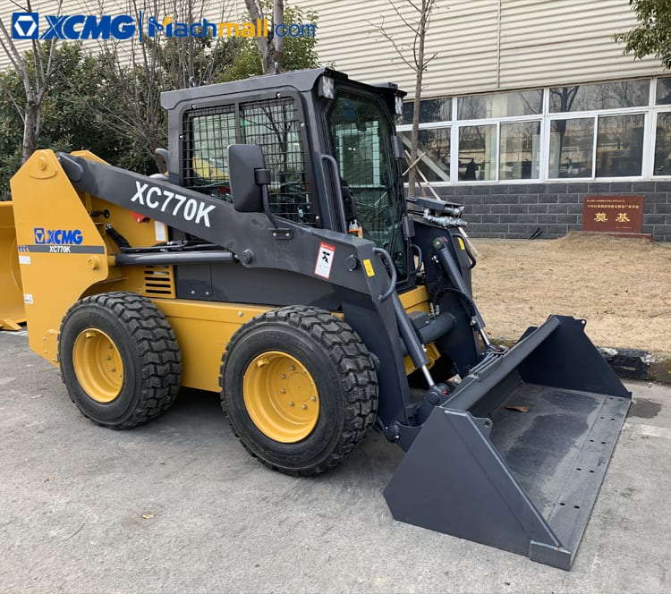 XCMG skid steer loader with multifunction attachment snow brush and snow shovel price