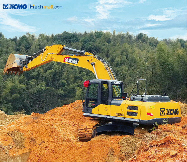 Chinese XCMG XE245DK 25 ton crawler excavator machine for sale