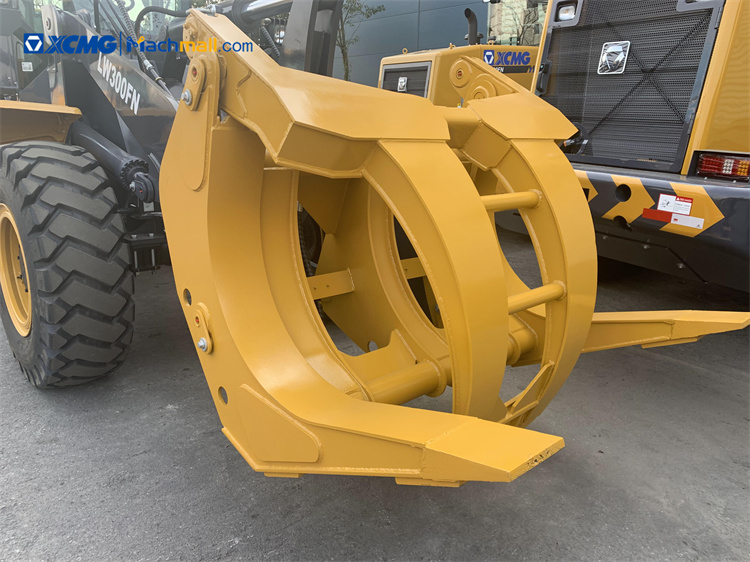 XCMG 3 5 7 8 10 ton Wheel Loader with Log Forks and Grapples for sale