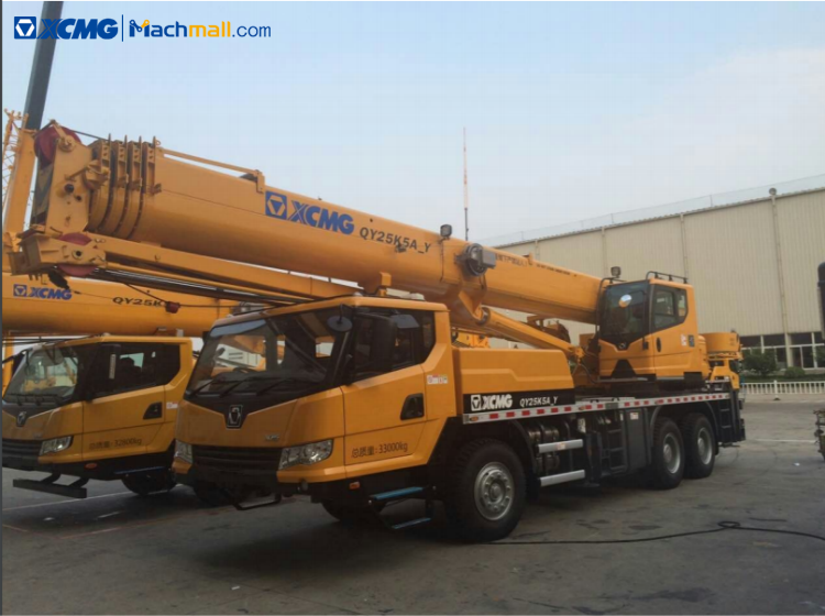 QY25K5A crane for sale - XCMG 53m 25t truck crane QY25K5A price