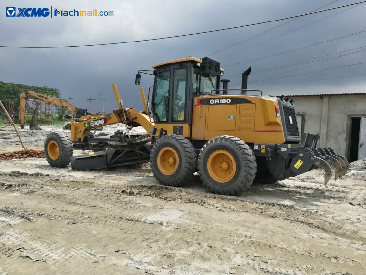 XCMG 180hp asphalt soil motor graders for road Construction GR180 for sale