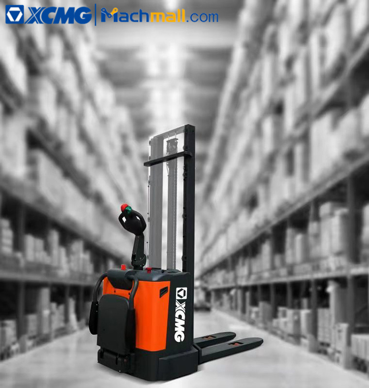 XCMG XCS-PW20 2 ton stand-on electrical pallet stacker with accumulator price