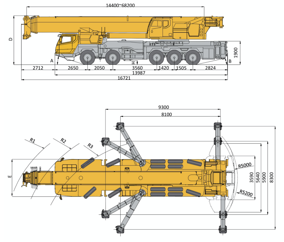 XCMG Official XCT220 Truck Crane for sale