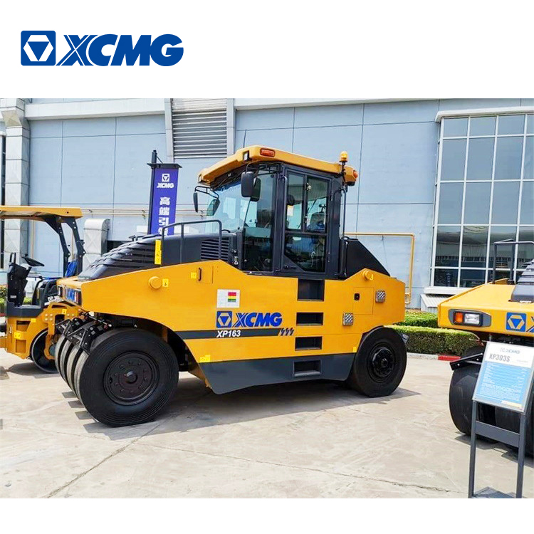 XCMG XP163 vibrating pneumatic tyre roller compactor for sale