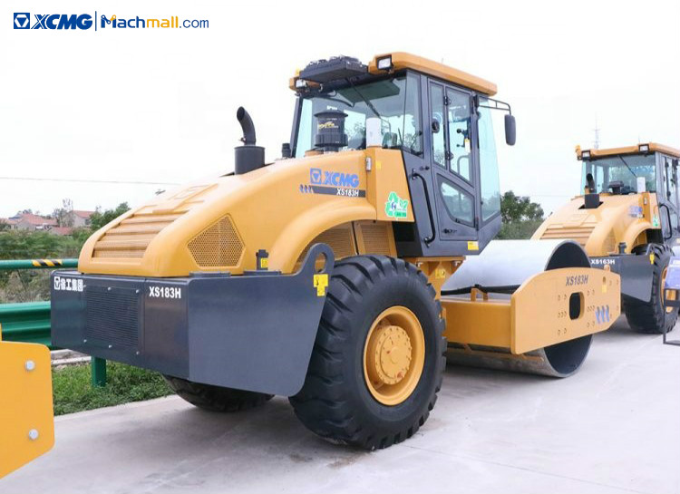 18 ton XCMG road wheel roller XS183H for sale