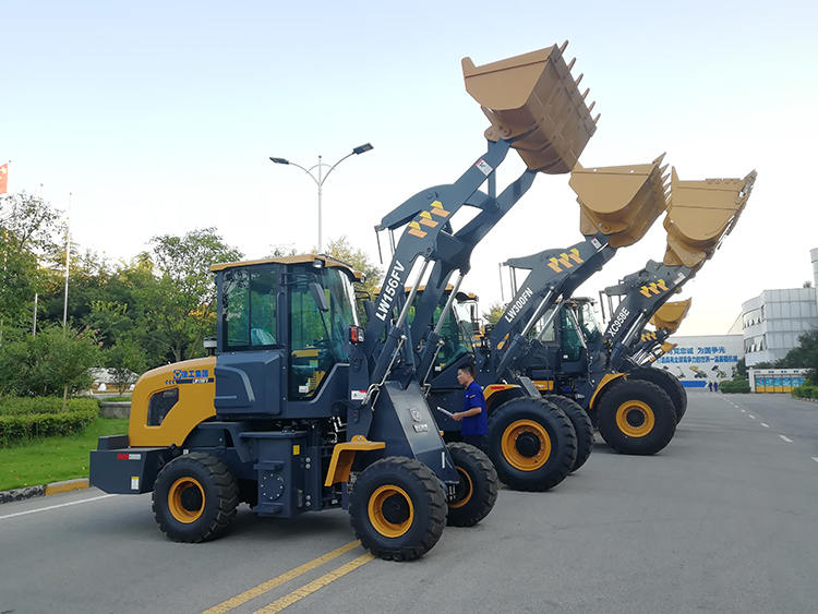 XCMG Official Small Front Loader 1 ton Chinese mini articulated wheel loader LW156FV for sale