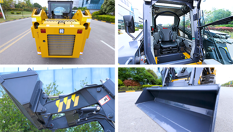 XCMG official 1 ton mini skid steer loader XC750K price