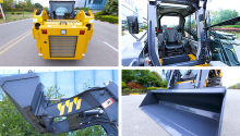 XCMG XC750K 1 ton Mini SkidSteer Tracked Loader With Attachments