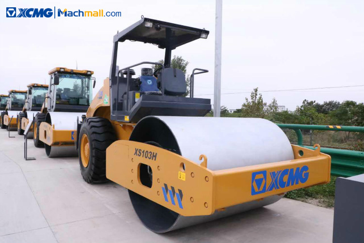 XCMG XS103H 10 ton hydraulic drive road roller with high quality price