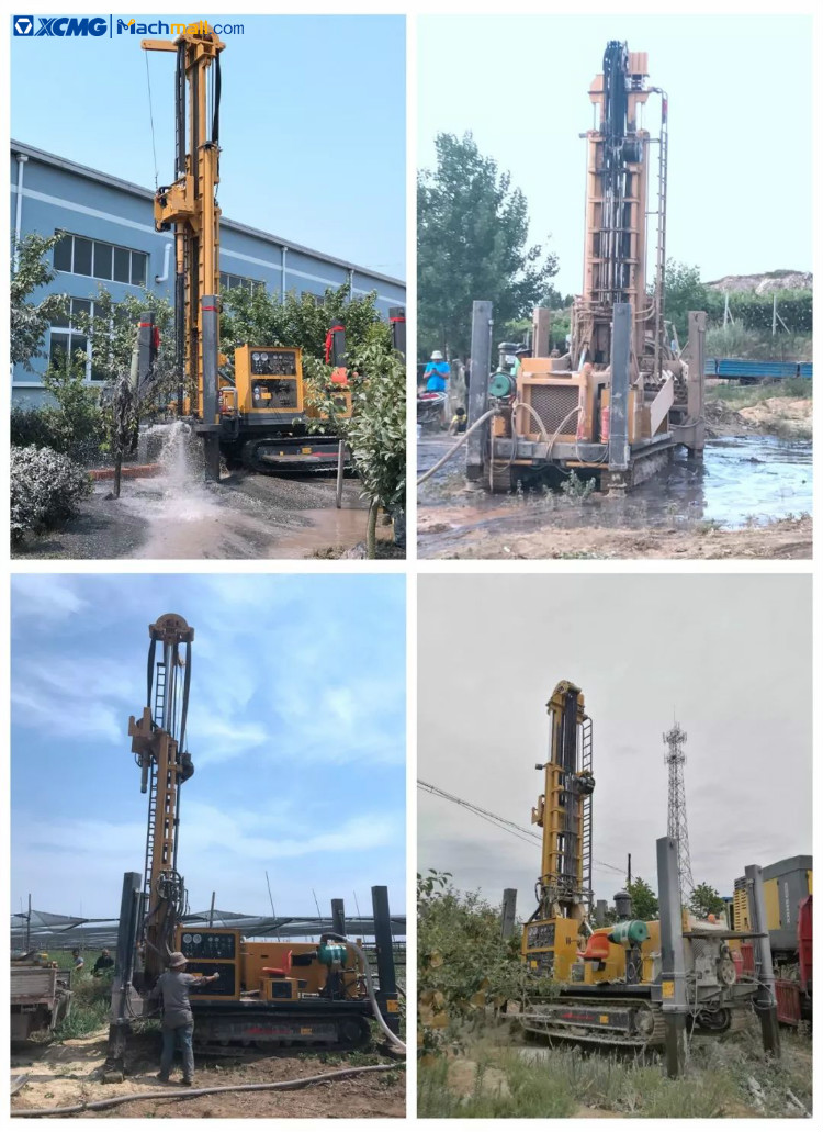 XCMG 500 meter deep hydraulic water well drilling rig equipment for sale