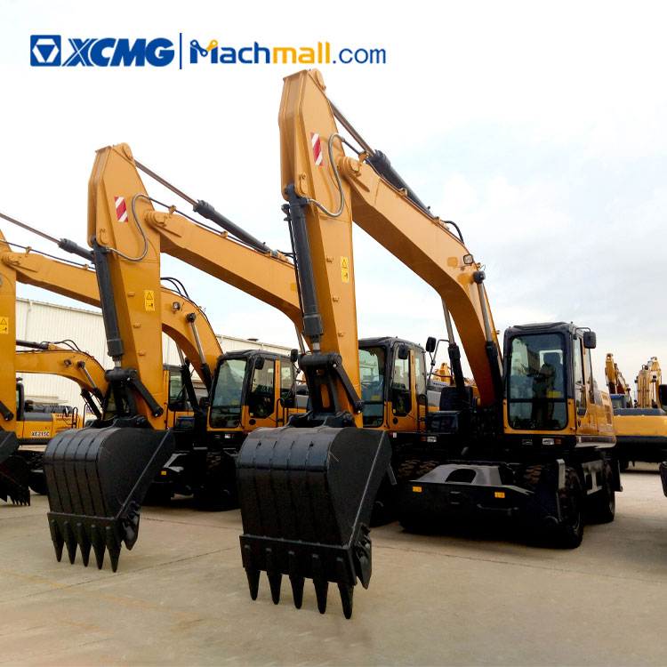 XCMG Factory price 21ton Wheel Excavator XE210WD With High digging power