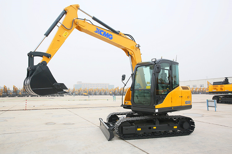 8 ton XCMG small crawler excavator XE80D for sale