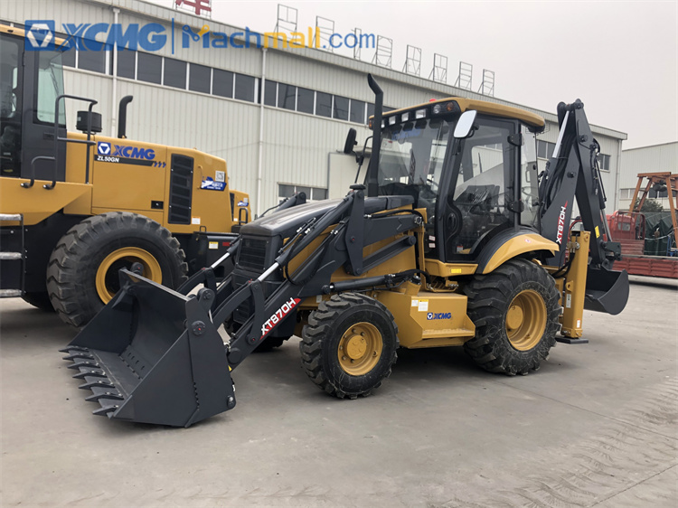 XCMG Load 2500kg 1m3 Backhoe Excavator Loader XT870H with 4in1 bucket price