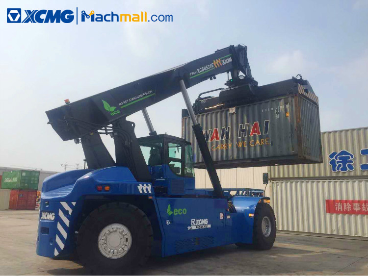 XCMG 45 ton electric reach stacker for container price