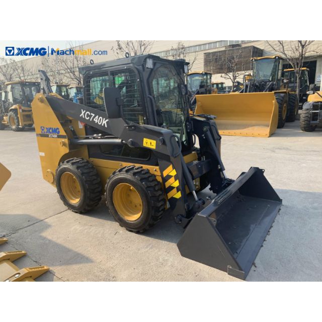 XC740K skid steer loader with 4 in 1 bucket for sale