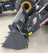 XCMG Load 2500kg 1m3 Backhoe Excavator Loader XT870H with 4in1 bucket price