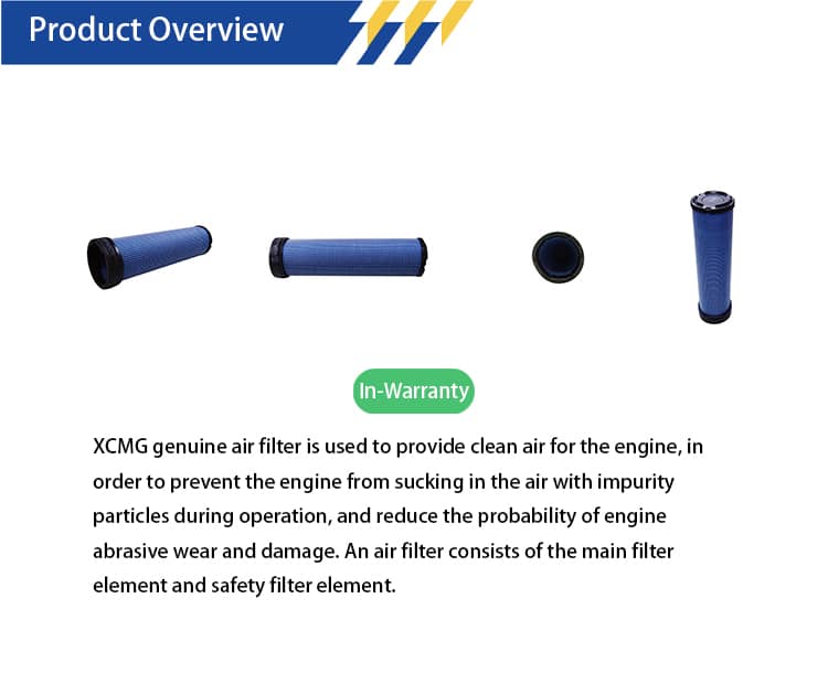 XCMG P780523 Air filter element (inner) 800104249