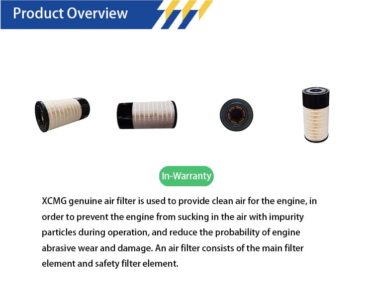 XCMG  P627763 Main filter element 800155718