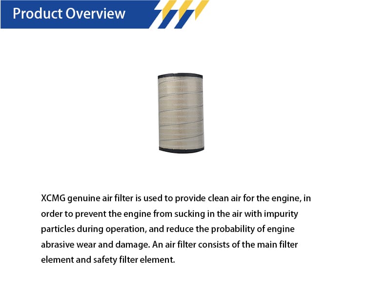 XCMG XCMG-KWL-047012 Outer filter element 800160257