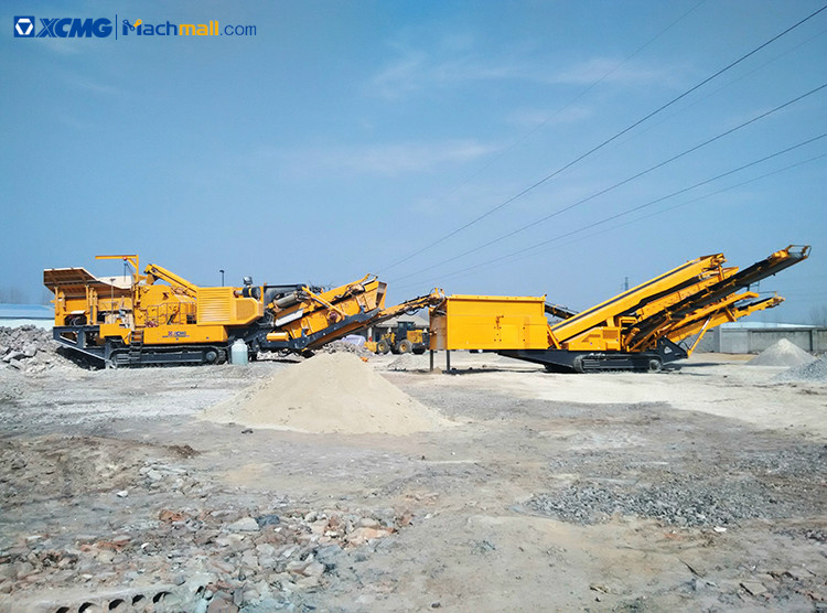 XCMG pe 760*1000 small jaw crusher mobile stone crusher line XPE0810 price