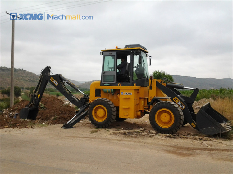 XCMG Backhoe Loader with Customized Chinese Style Paint price