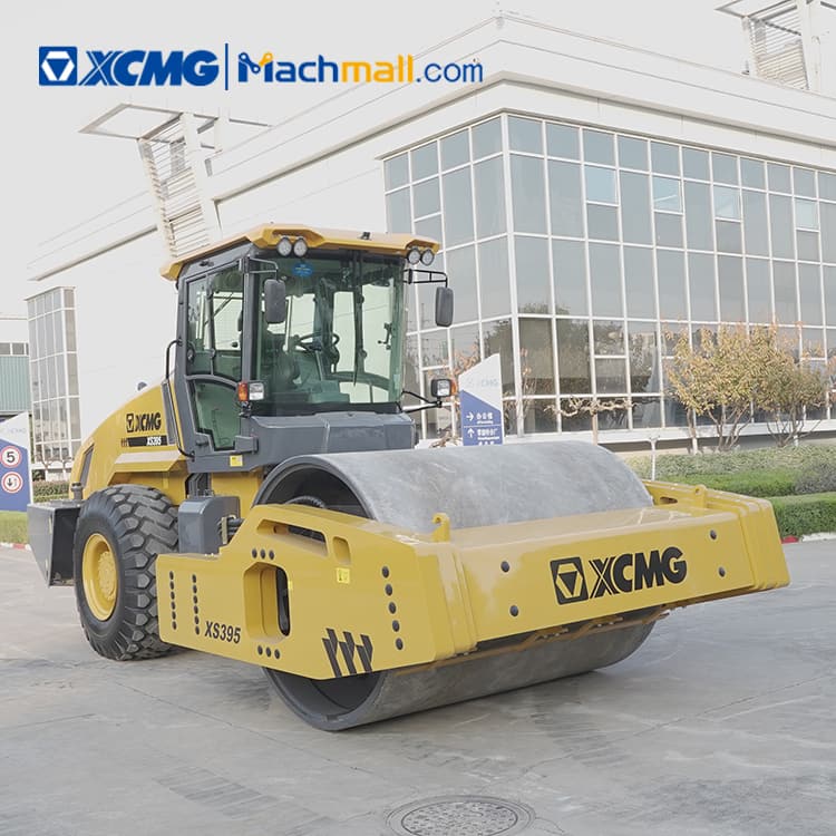 XCMG 40 ton Hydraulic Single Drum Vibratory Roller XS395 for sale