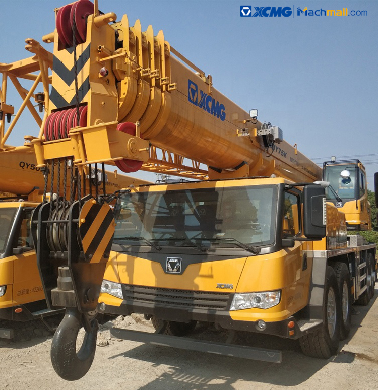 XCMG 75 ton QY75K telescopic boom crane price