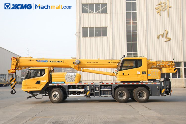 16 ton XCMG small lifting crane XCT16 for sale