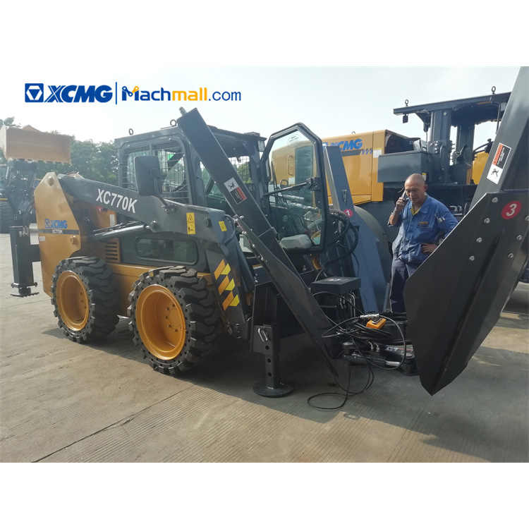 Chinese Wheel Crawler Skid Steer Loader with Tree Spade Attachments price