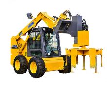 XCMG Official multifunctional mini skidsteer loaders XC740K 1 ton China new skid steer loader price