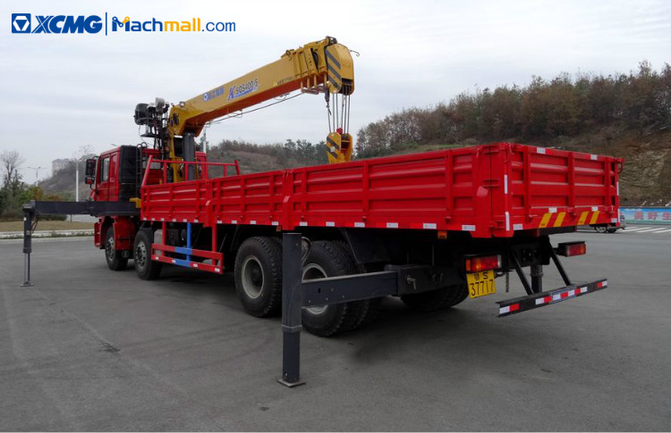 XCMG 8*4 16 ton hydraulic construction mobile truck with crane price