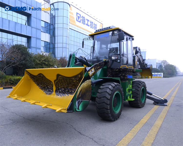 XCMG Backhoe Loader with Customized Chinese Style Paint price